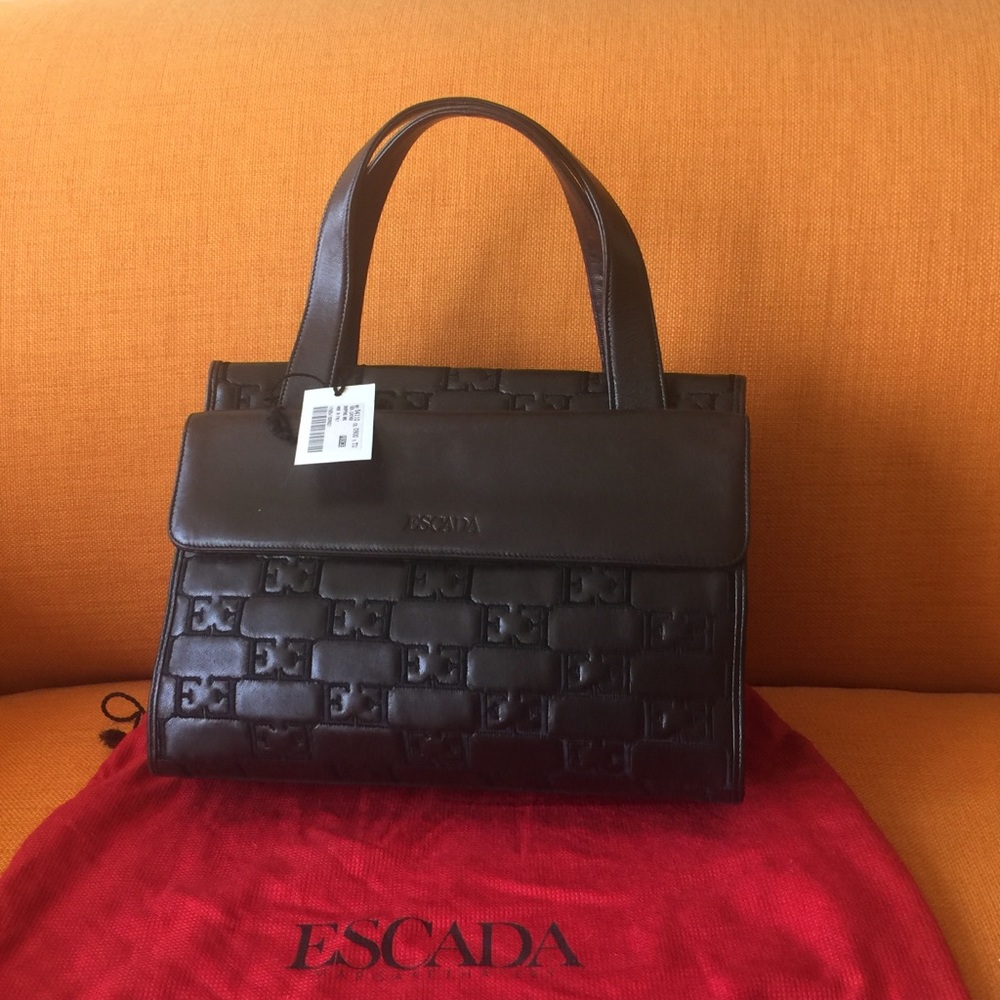Sale💝ESCADA RARE LOGO BAG - Picture 2 of 12